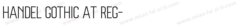Handel Gothic AT Reg字体转换